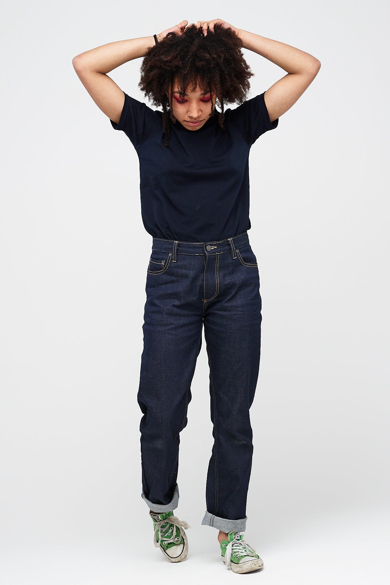 Women's Straight Leg Jeans Raw - Community Clothing