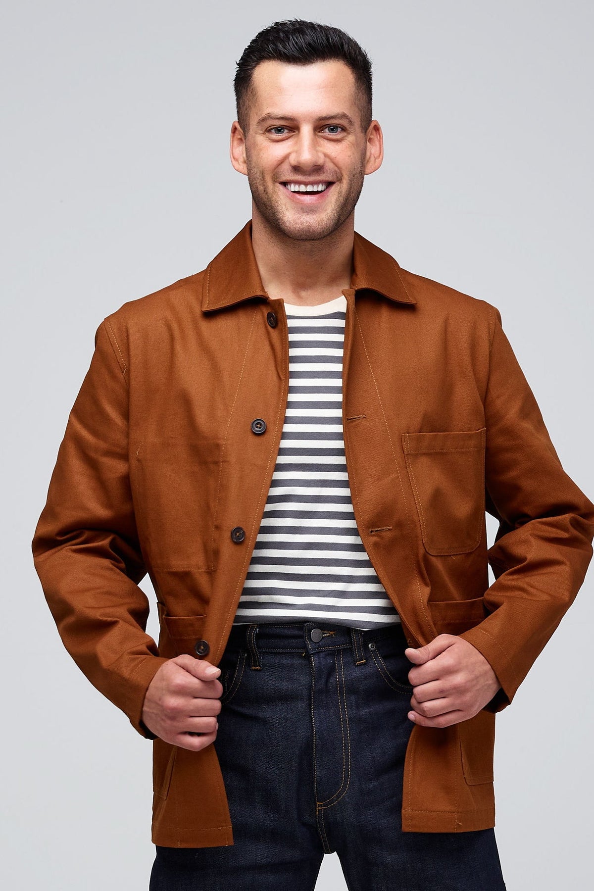 Men's Chore Jacket - Dark Tan