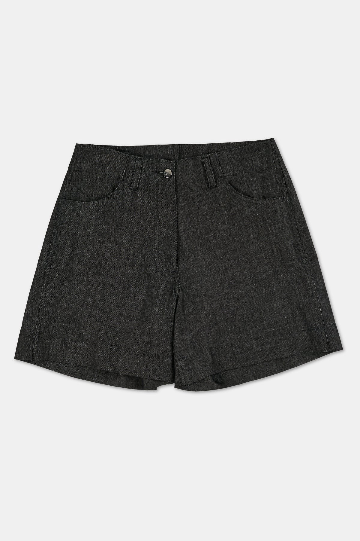 Work Jean Short - Black Denim