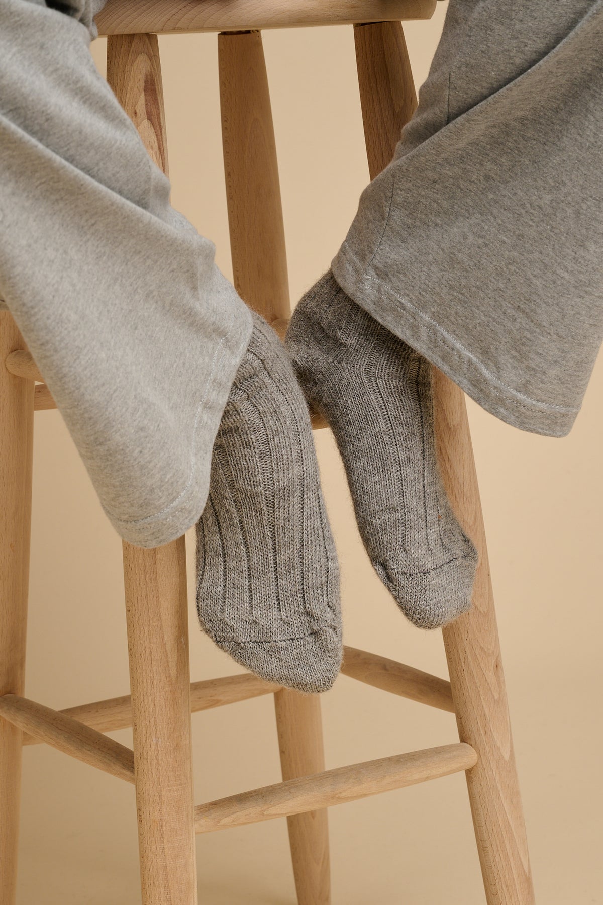 Alpaca Bed Sock - Grey