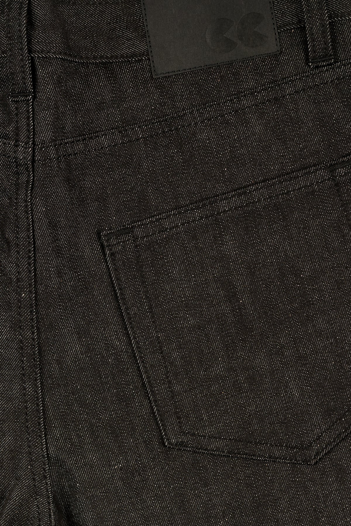 Barry Slim Selvedge Denim 5 Pocket Jeans - Black