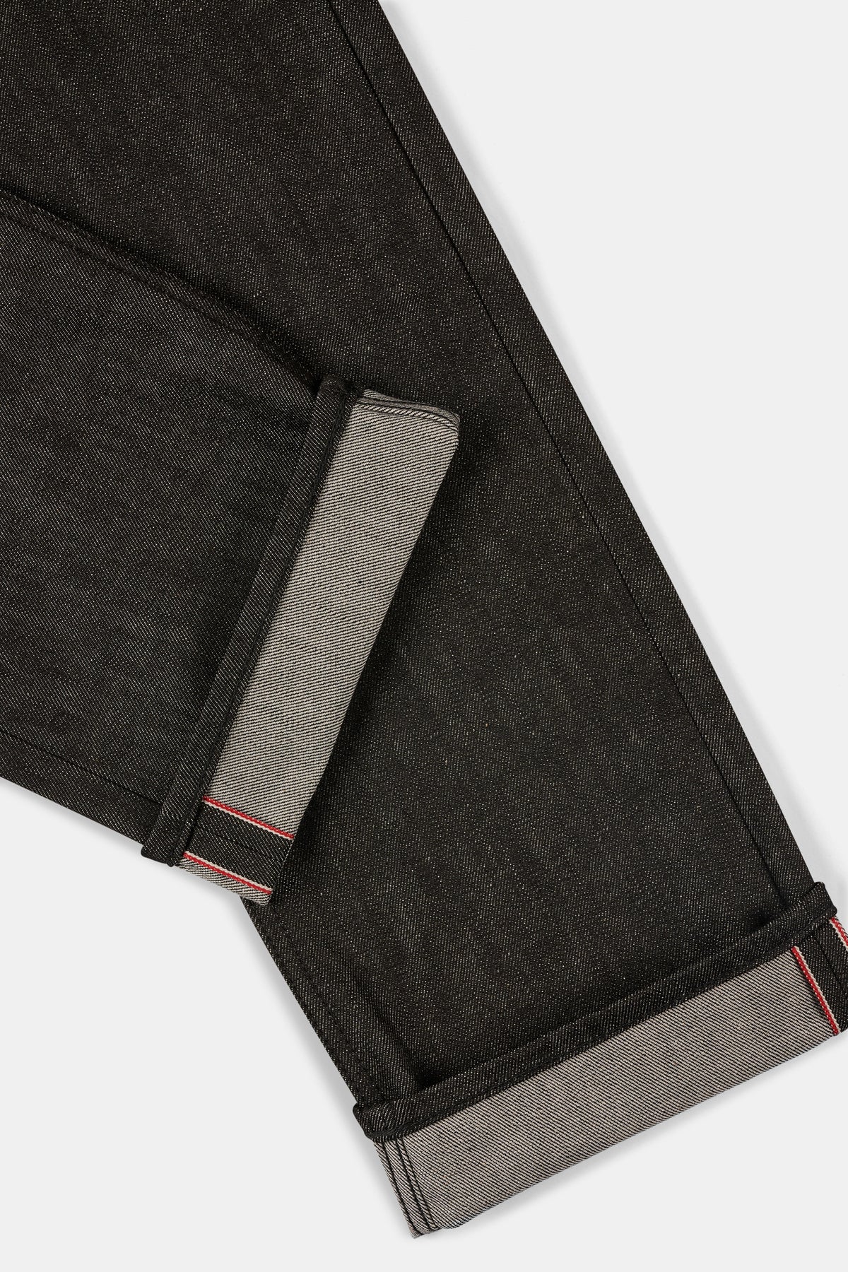 Barry Slim Selvedge Denim 5 Pocket Jeans - Black