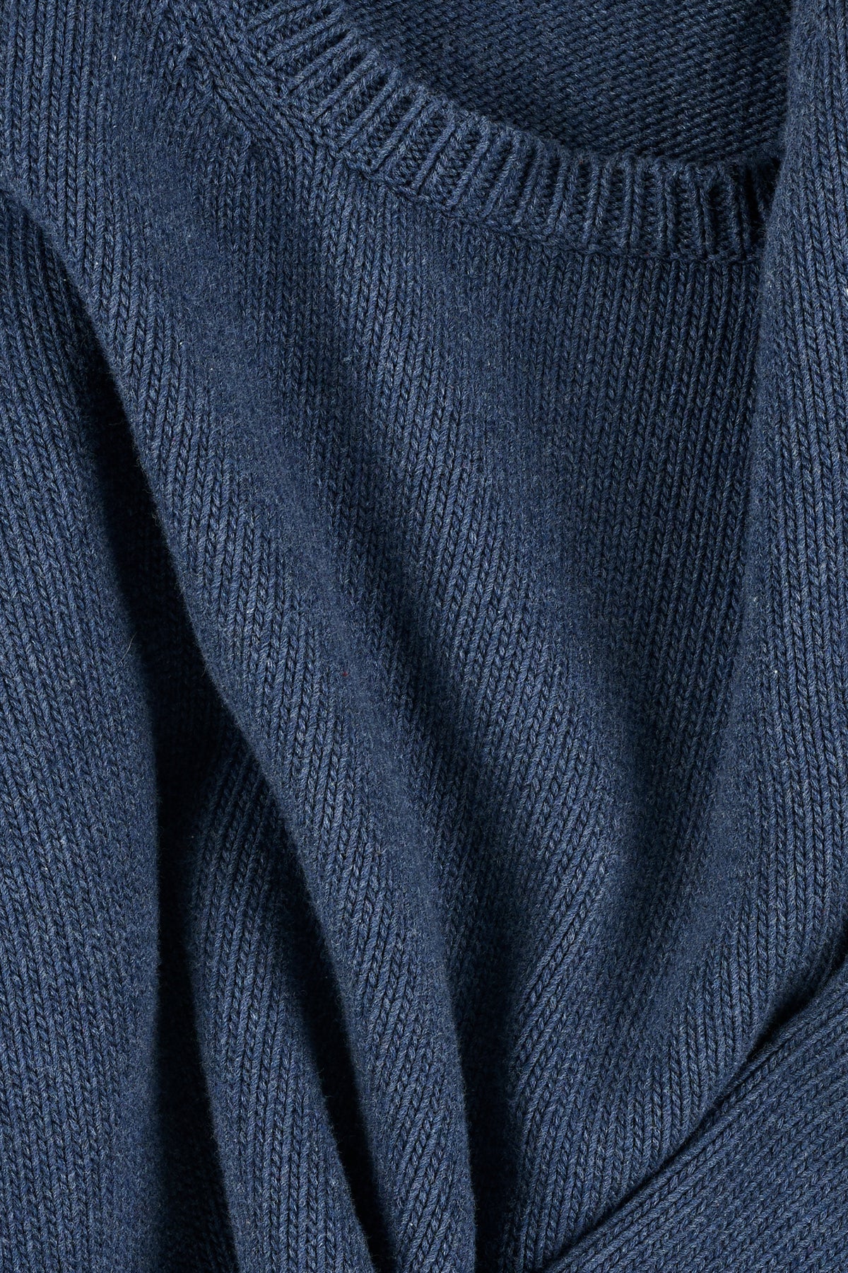 MENS COTTON CREW NECK - DENIM MARL