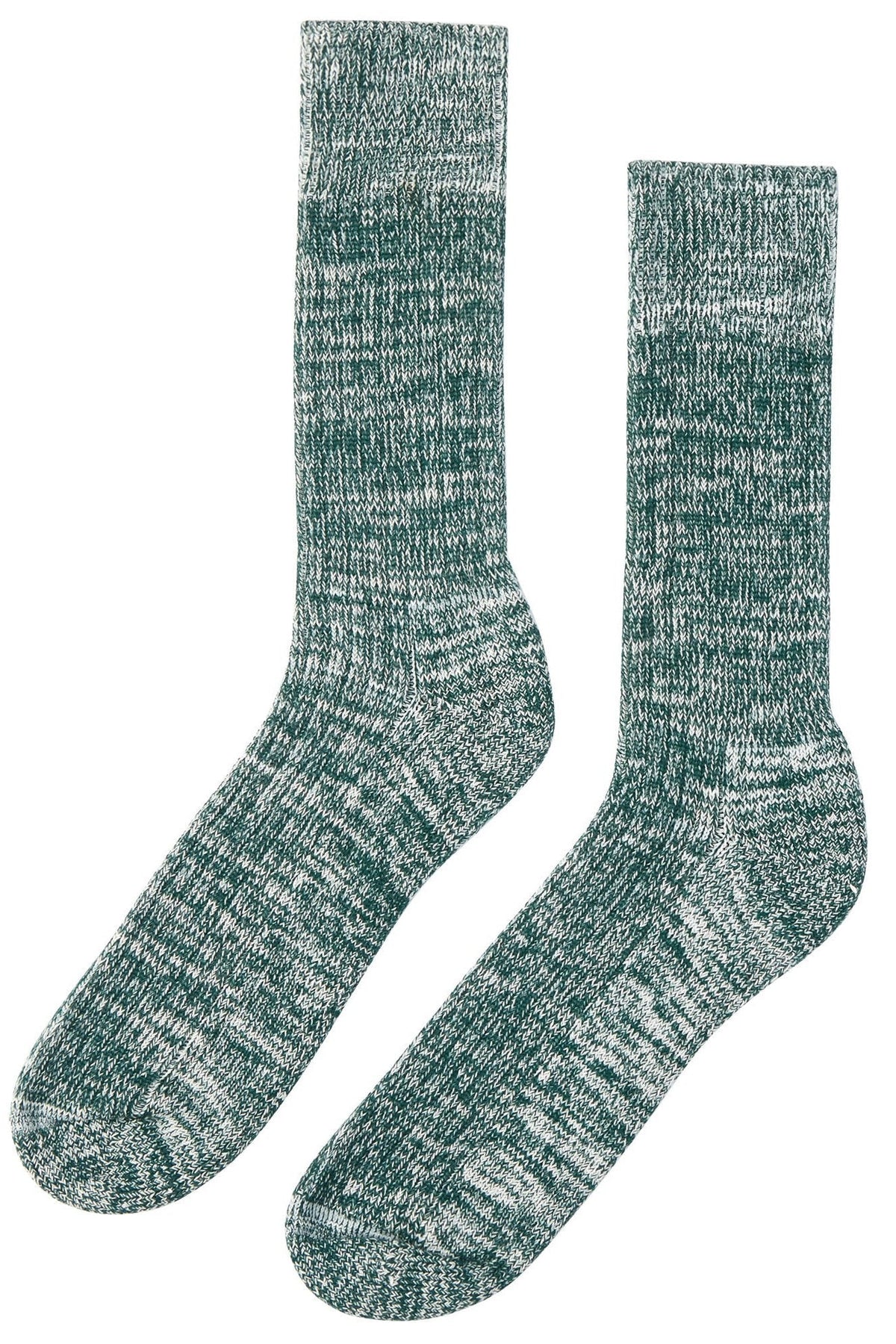 Walking Socks Seaweed/White - Community Clothing