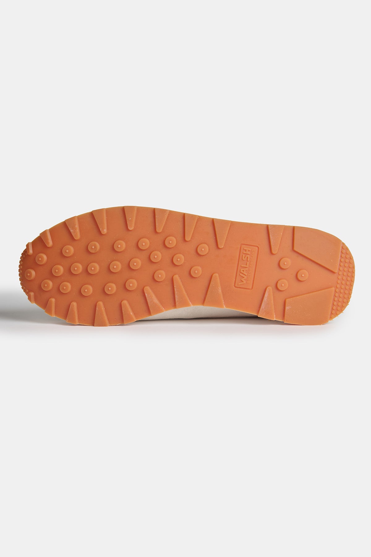 the sole of Walsh X CC Parlick trainers in Ivory/Stone/White