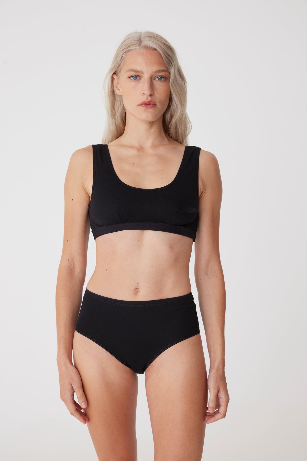 Women's Soft Jersey Bra - Black