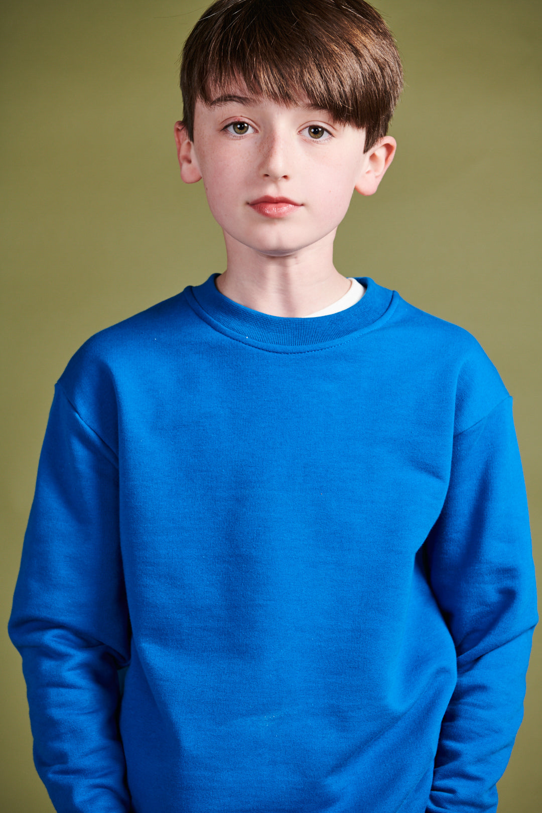 Kids Sweatshirt Plastic Free - Cobalt