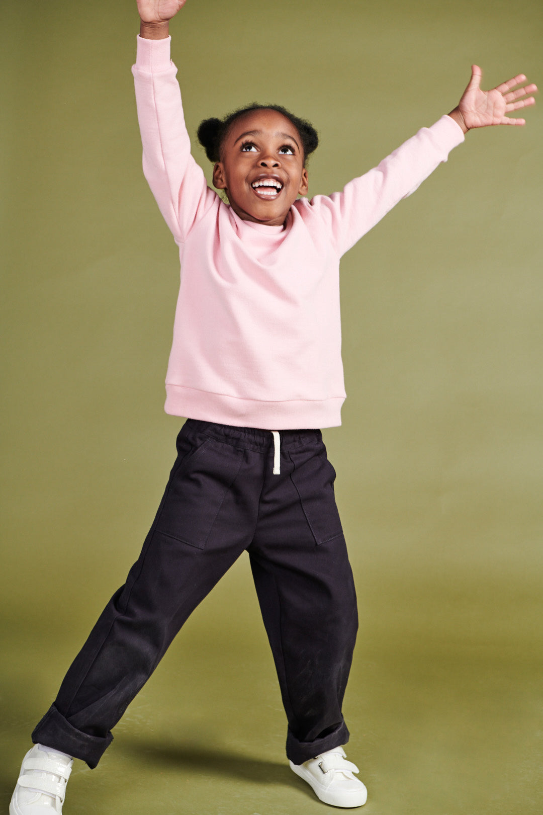 Kids Sweatshirt Plastic Free - Pink
