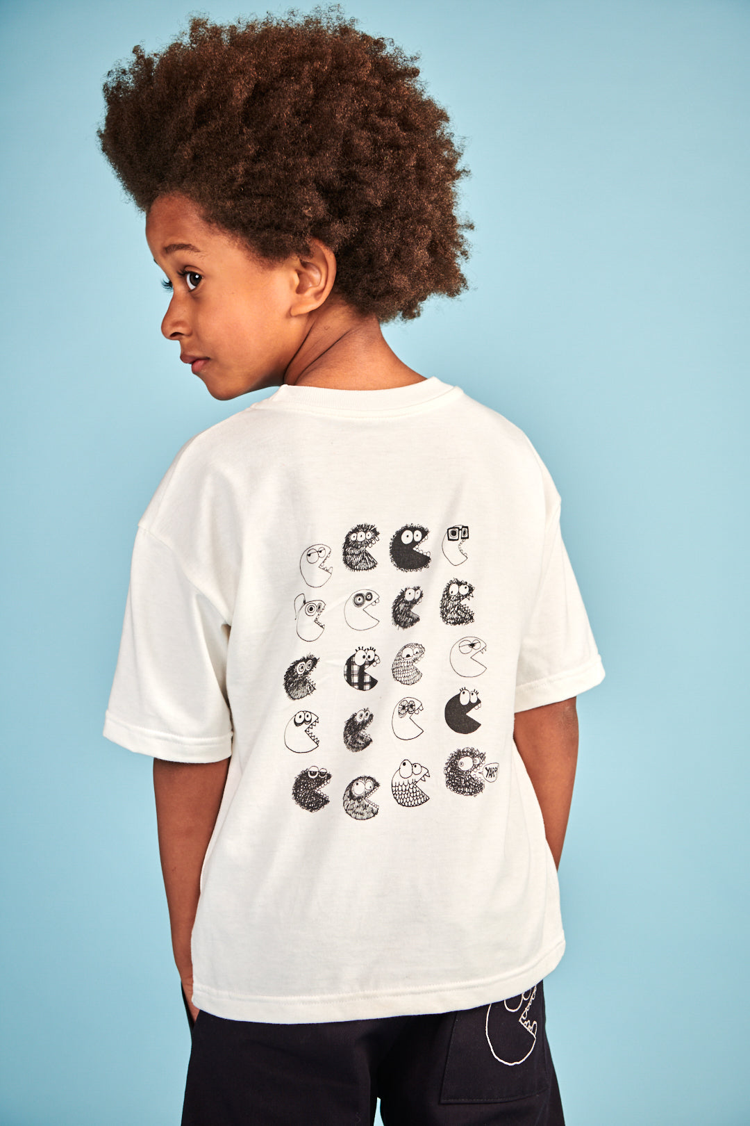 Kids Boffles T Shirt Plastic Free - Bone