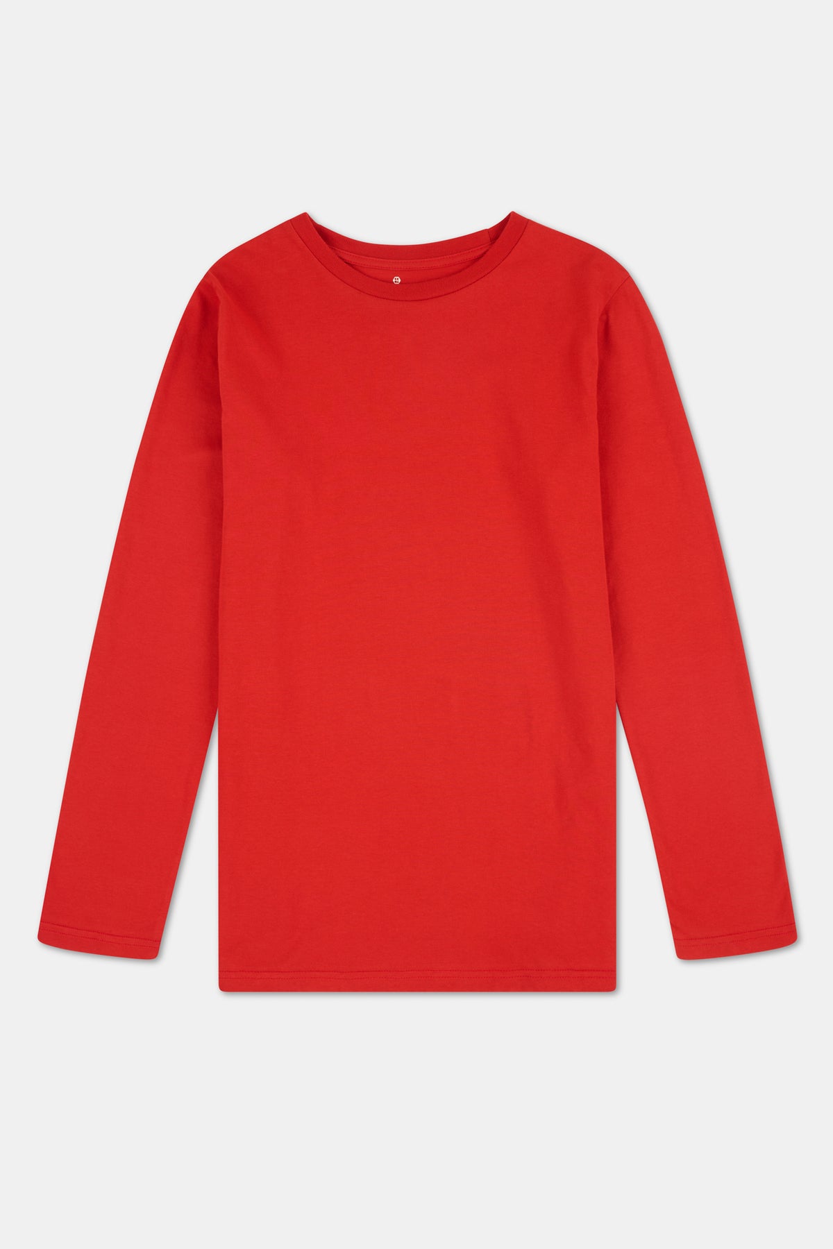 Womens Long Sleeve T Shirt Plastic Free - Crimson