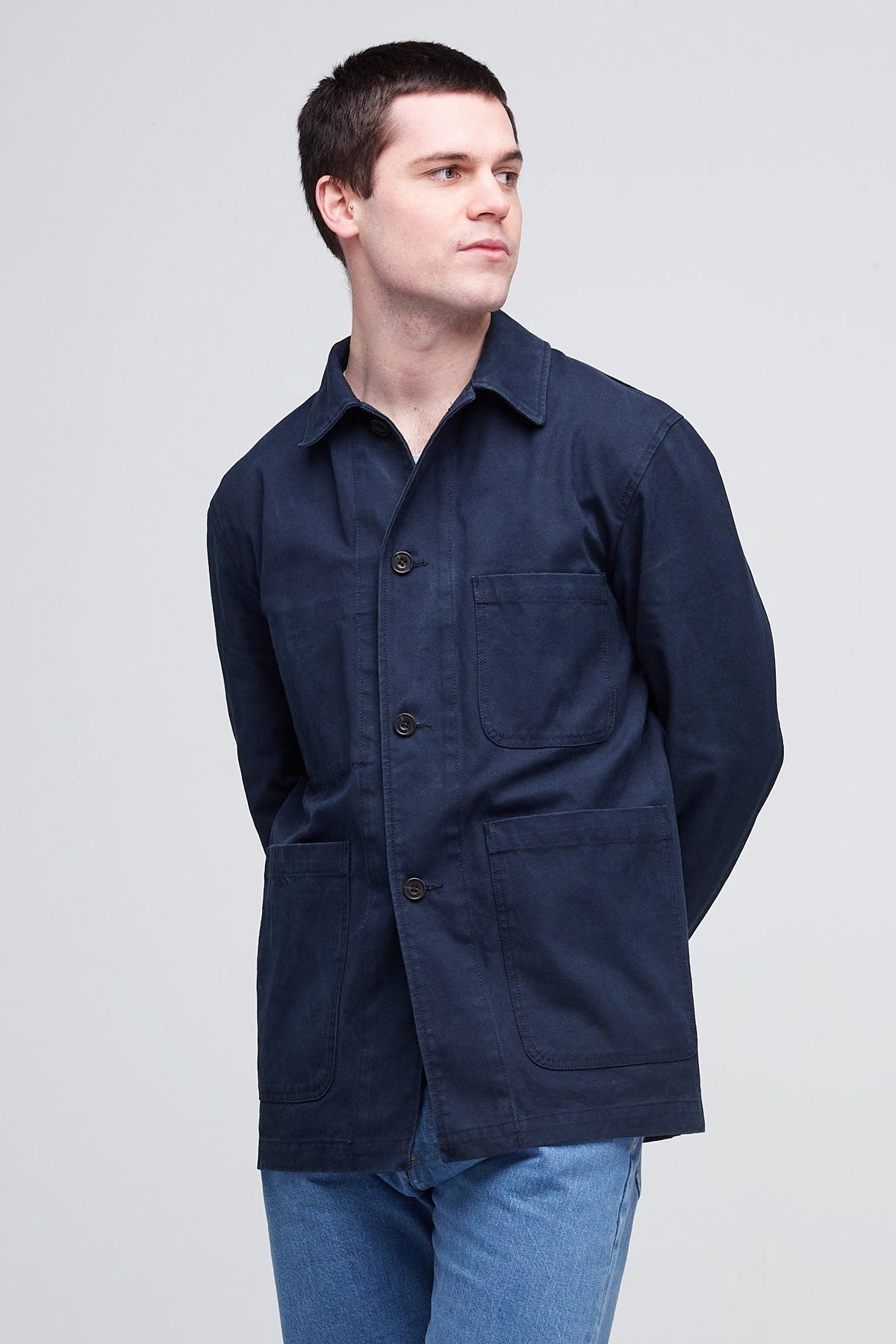      Male_Chore-Jacket_Dark-Navy_Front2