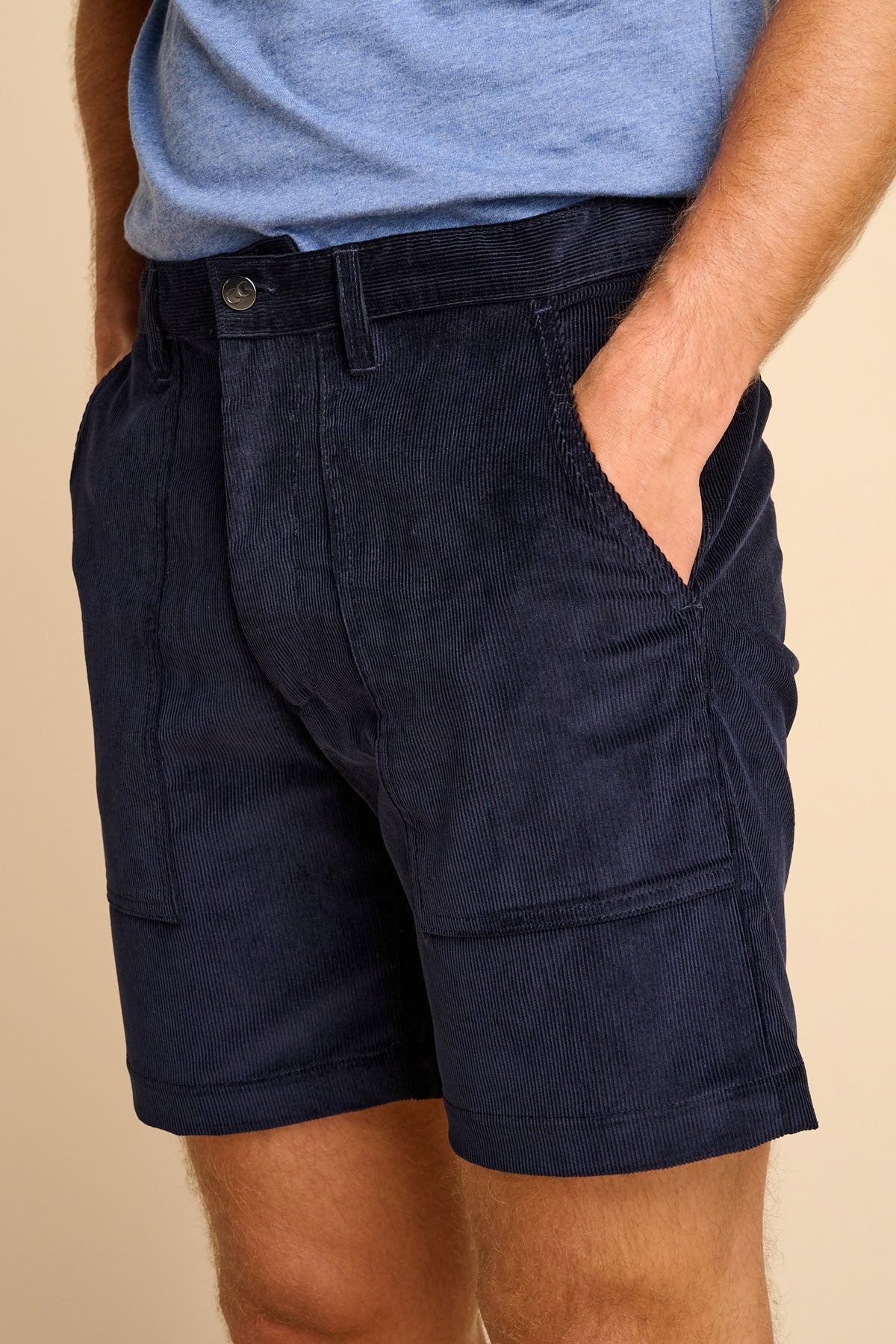 MARDEN MENS CORDUROY SHORT - NAVY