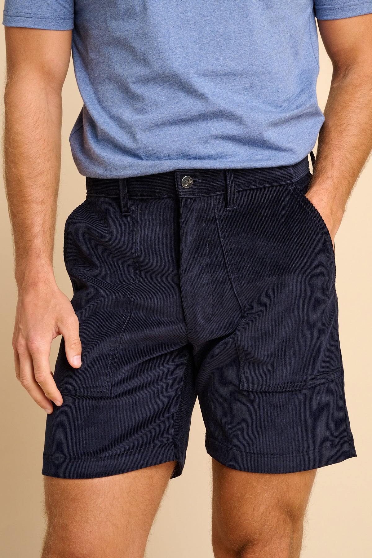 MARDEN MENS CORDUROY SHORT - NAVY