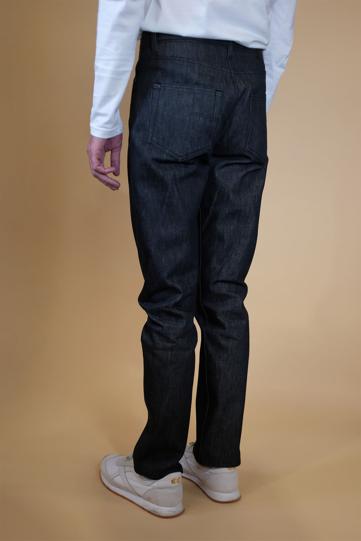 DARREN MENS SLIM LEG FLY FRONT JEAN BLACK