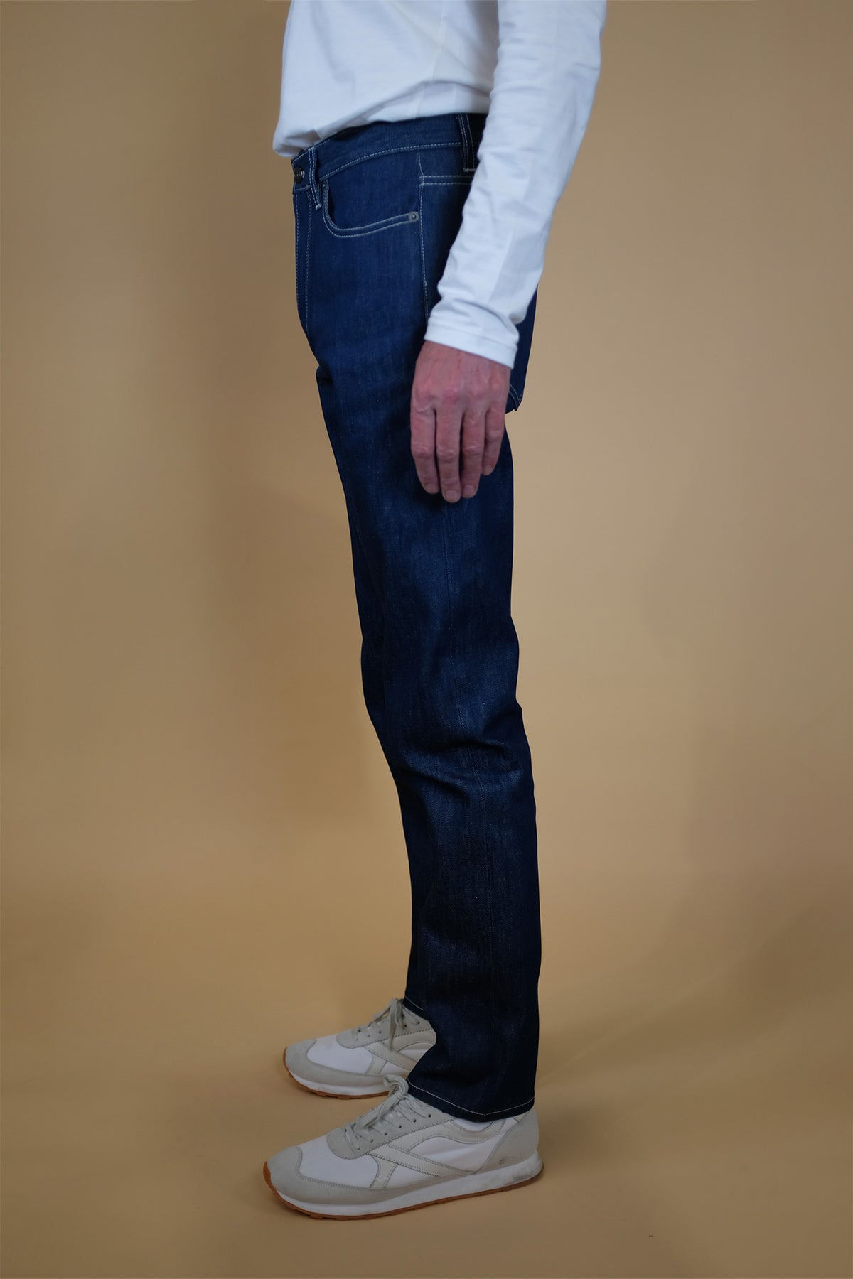 DARREN MENS SLIM LEG FLY FRONT JEAN BLUE