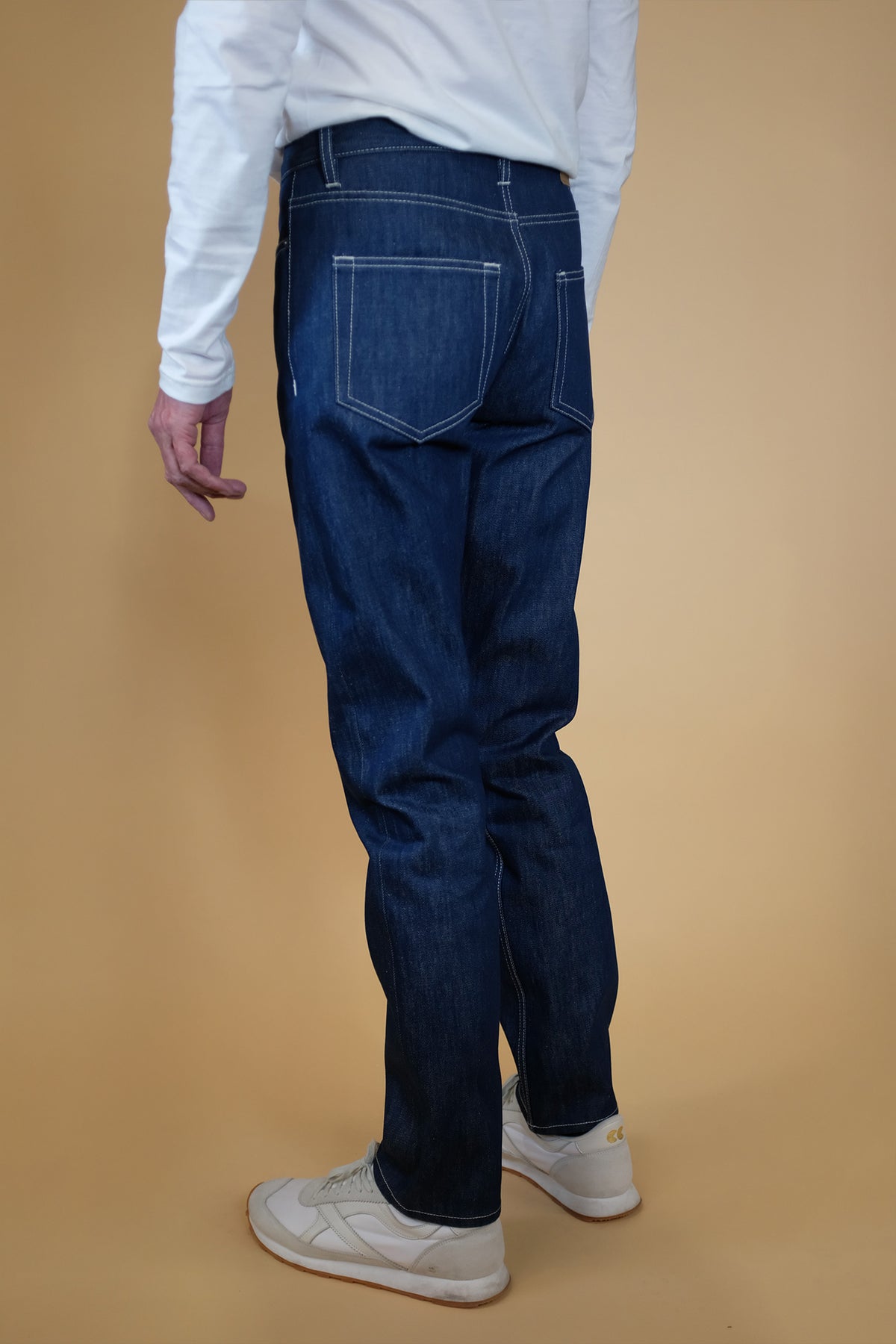 DARREN MENS SLIM LEG FLY FRONT JEAN BLUE
