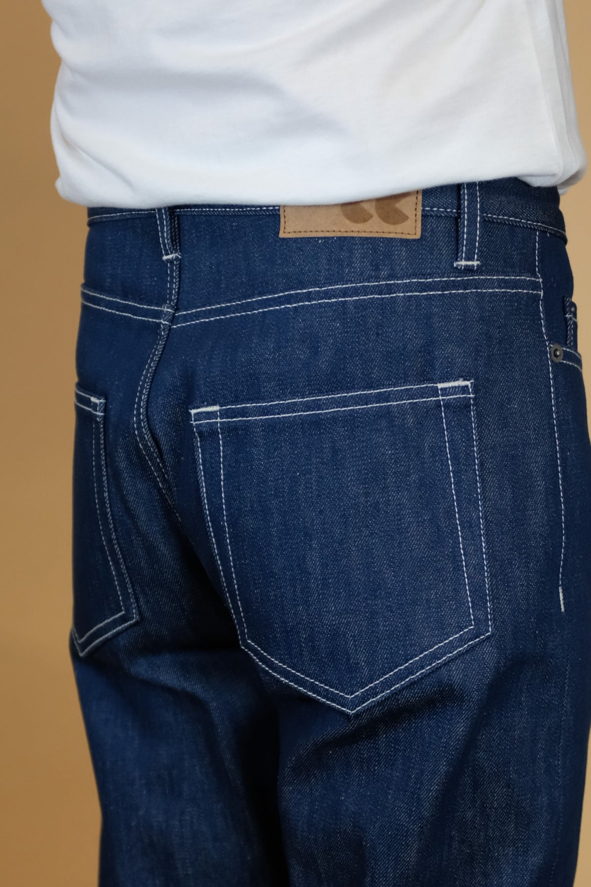 DARREN MENS SLIM LEG FLY FRONT JEAN BLUE
