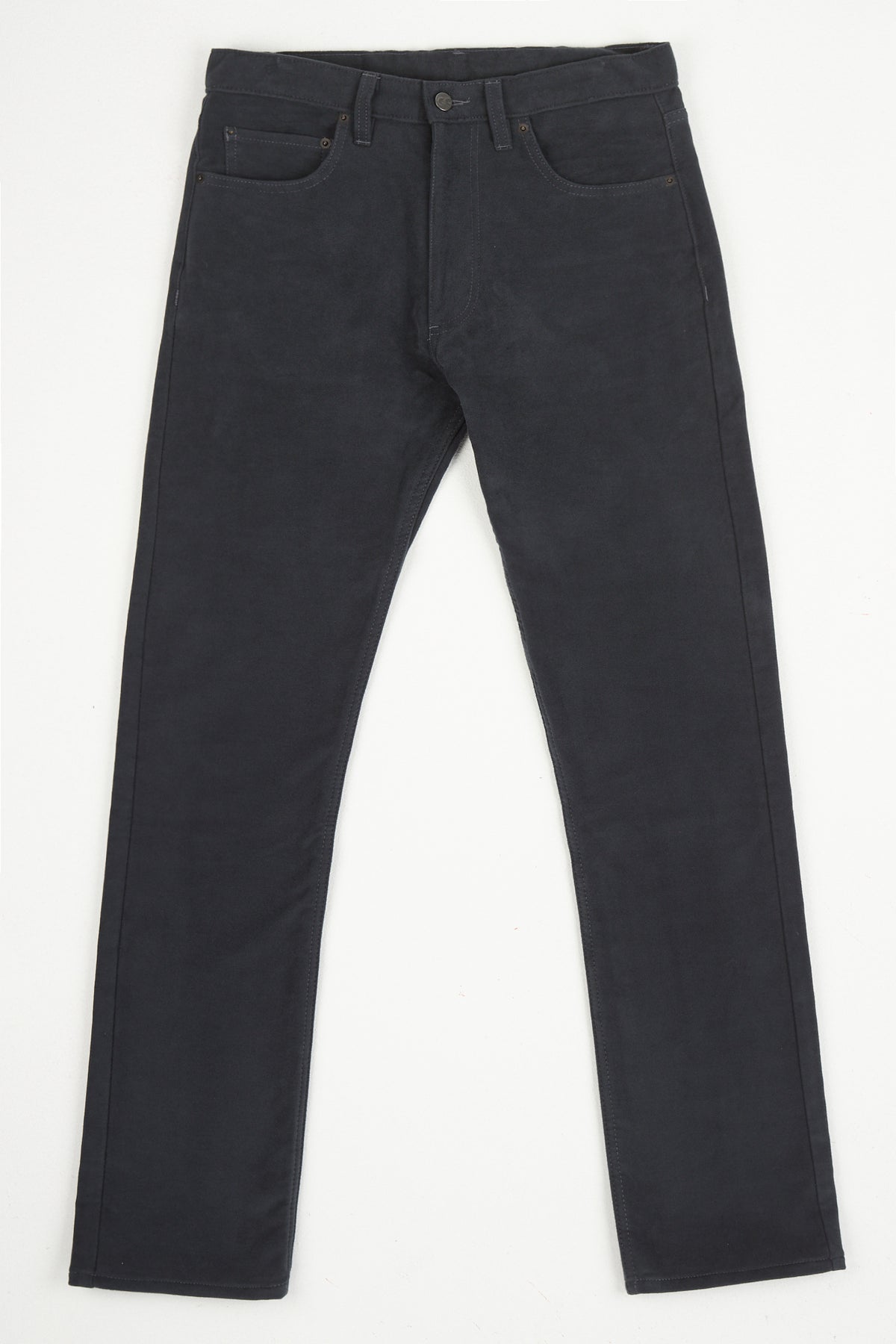 Barry Slim Moleskin Five Pocket Jeans - Slate Grey