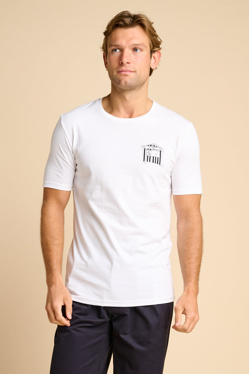 MENS GRAPHIC ICE CREAM HUT T-SHIRT