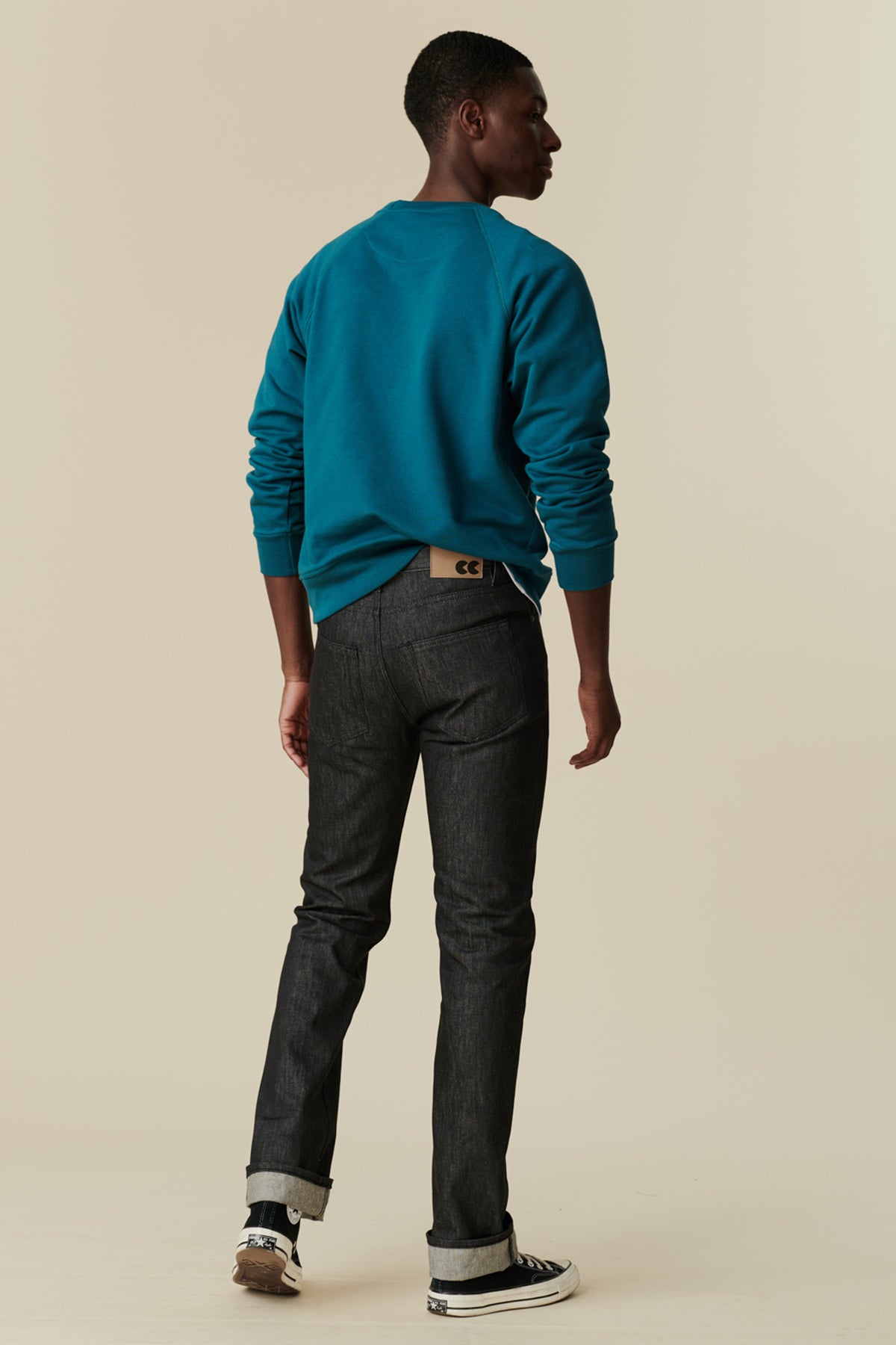 Barry Slim Denim Five Pocket Jeans - Black