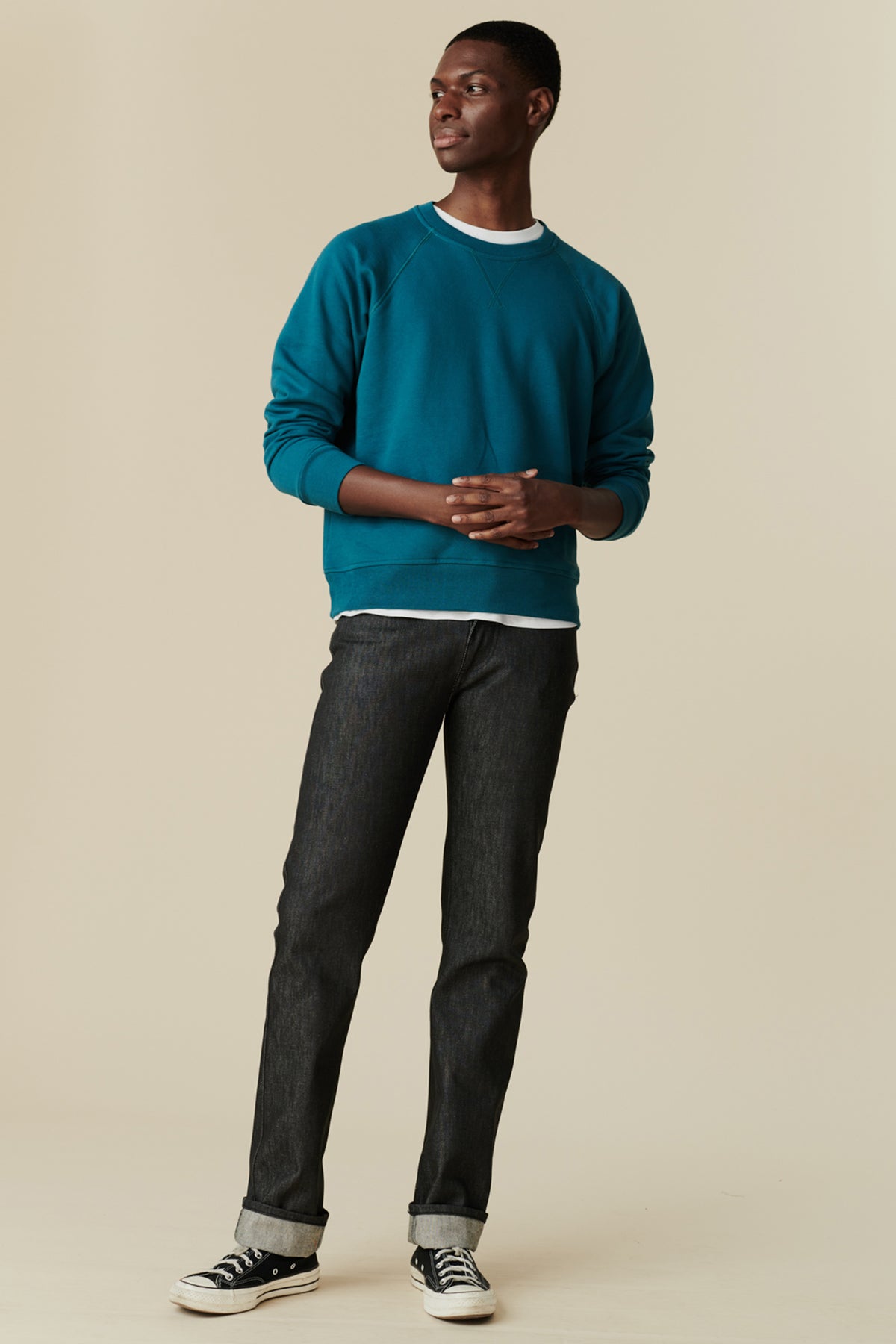 Barry Slim Denim Five Pocket Jeans - Black
