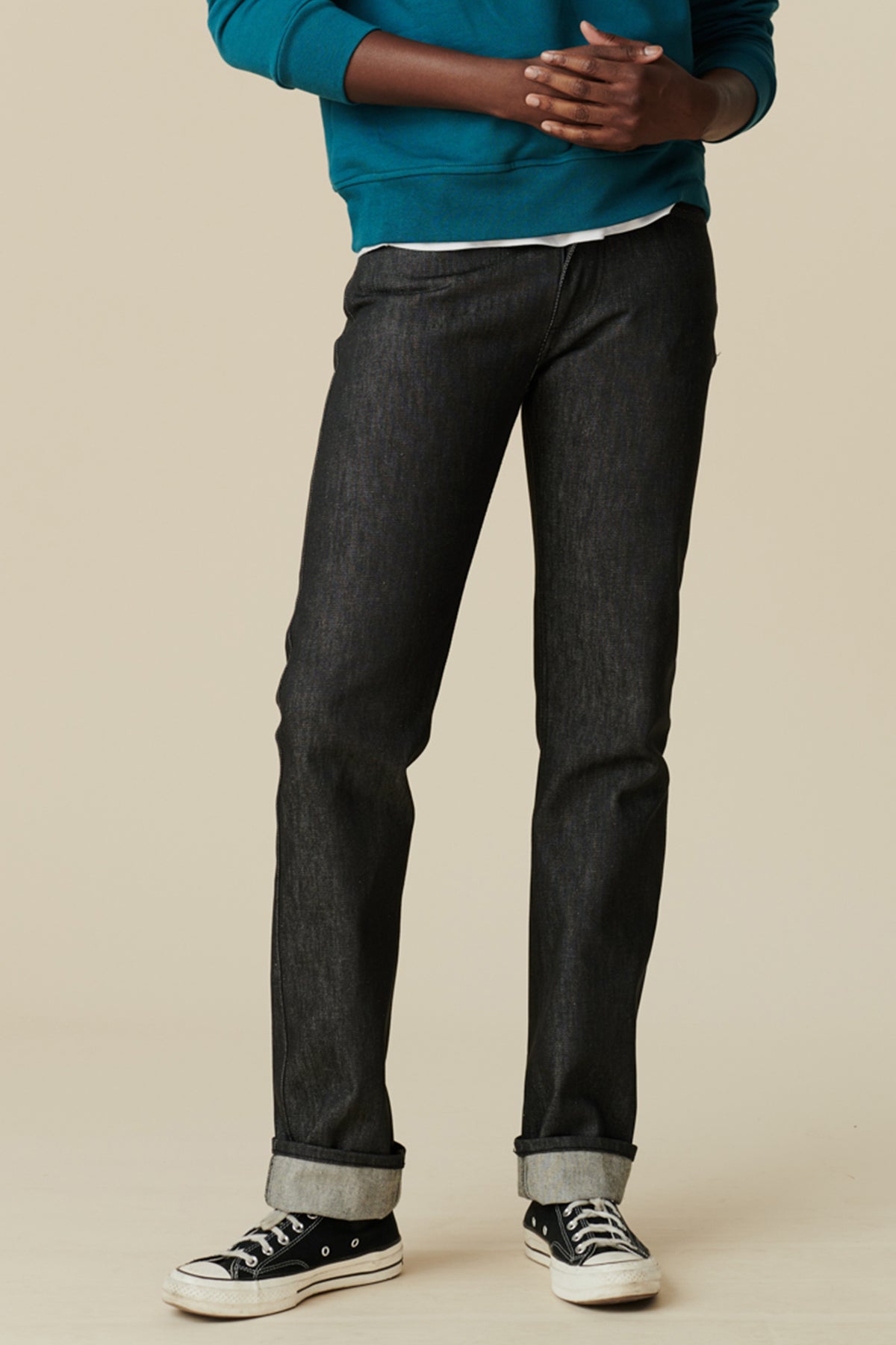 Barry Slim Denim Five Pocket Jeans - Black