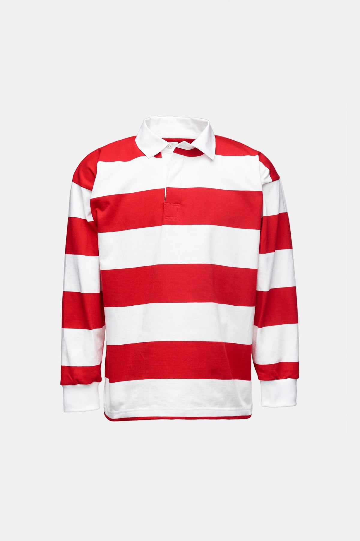      Male_Wider-Stripe-Rugby-Shirt_Red-White_Mannequin