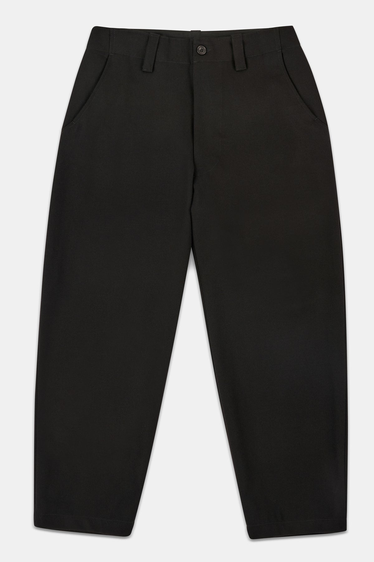 Black pants on a white background