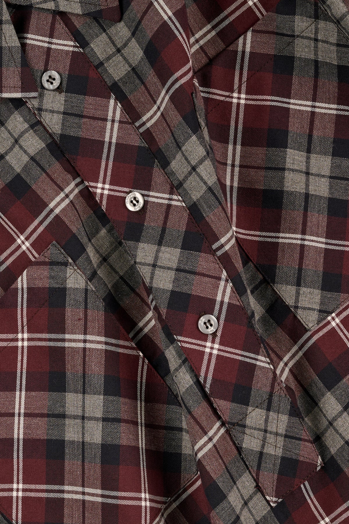 Close-up of a checkered shirt
