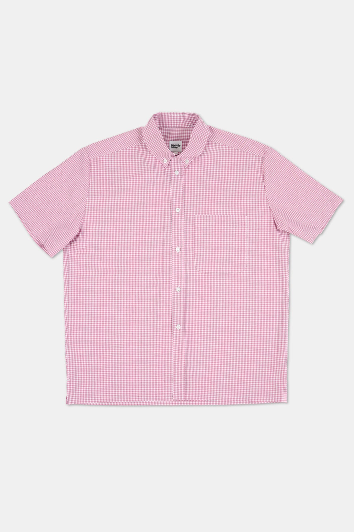 RALPH SHORT SLEEVE BUTTON DOWN COLLAR SHIRT - RED