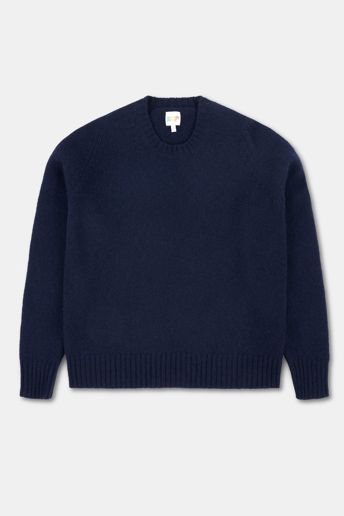 Men's Shetland Jumper - Navy