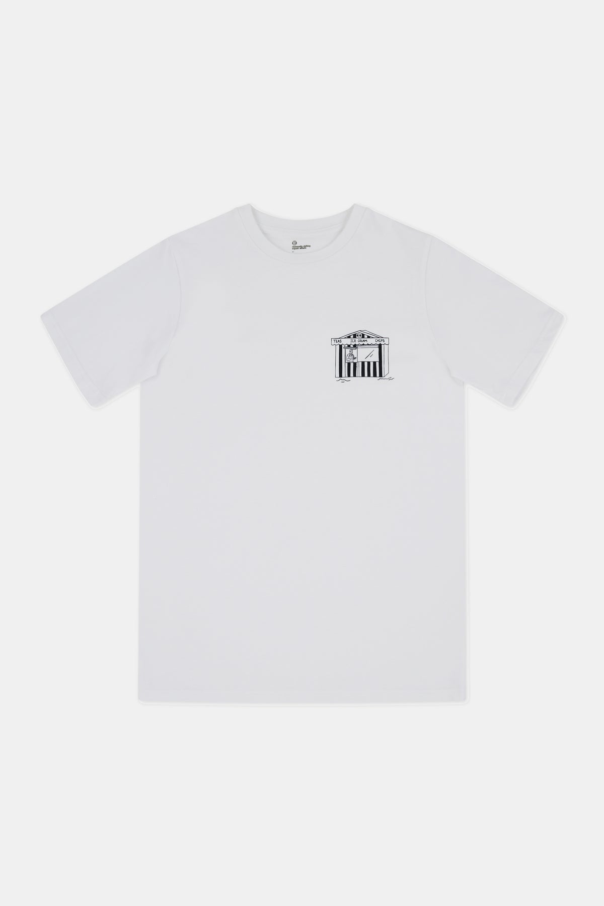 WOMENS GRAPHIC ICE CREAM HUT T-SHIRT