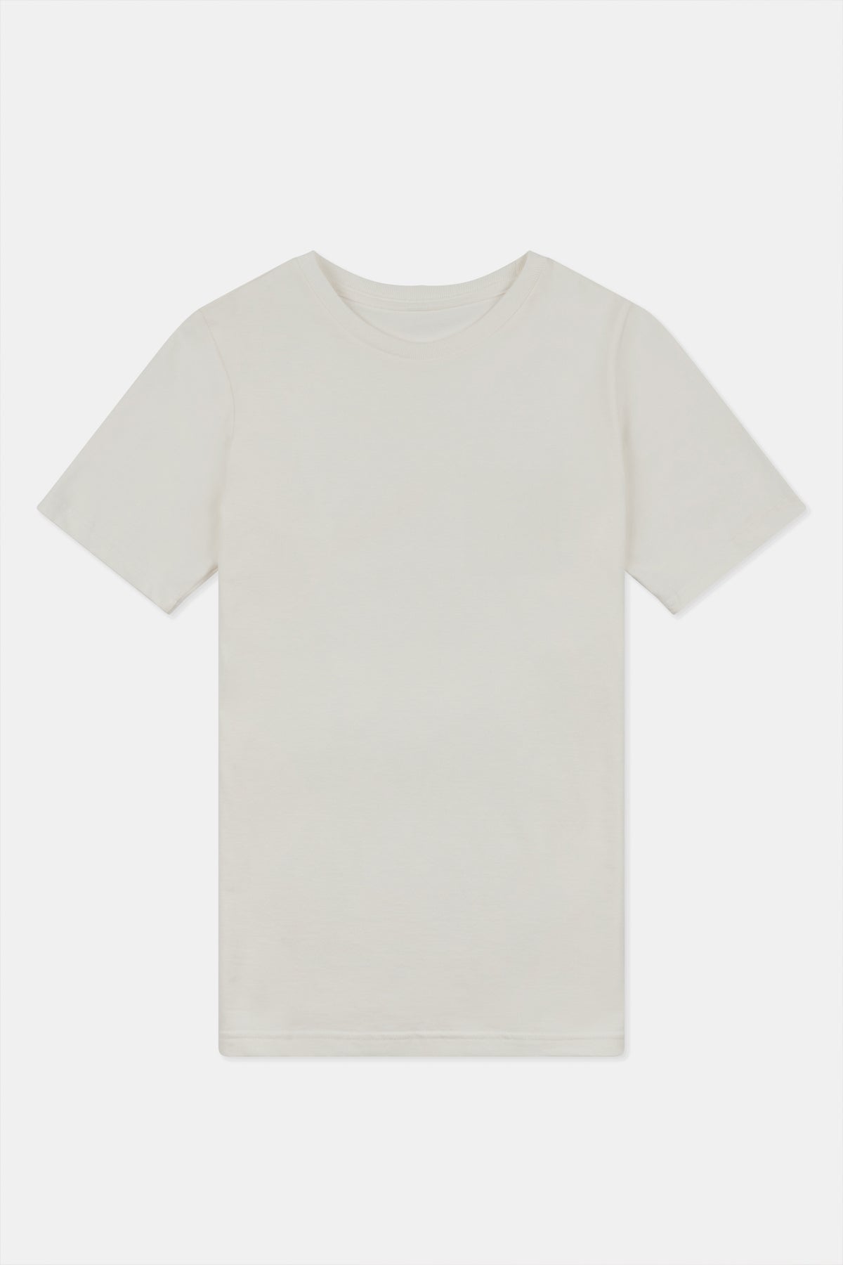 bone t-shirt on a white background