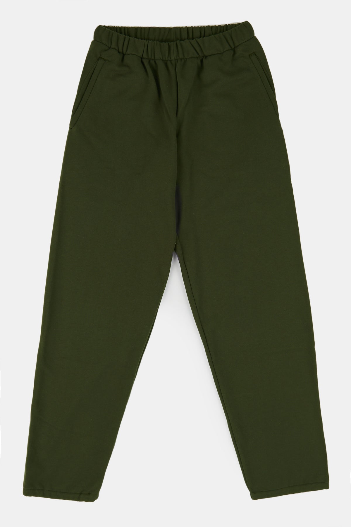 Product shot of Men's sweatpants in Olive