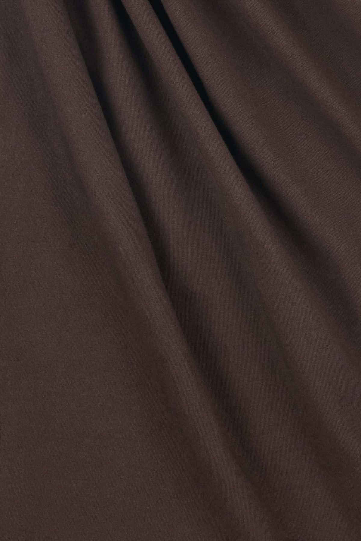 Close-up of chocolate brown jersey
