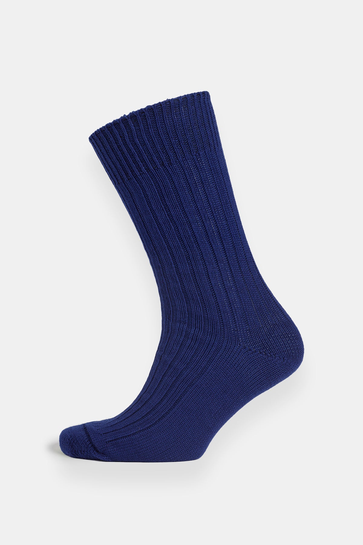 Premium Cotton Sock Rib - Blue
