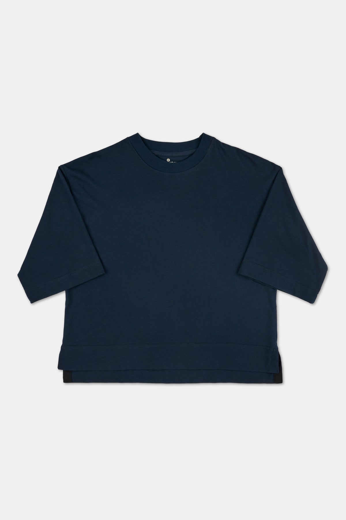 Plastic Free Boxy T-Shirt - Navy