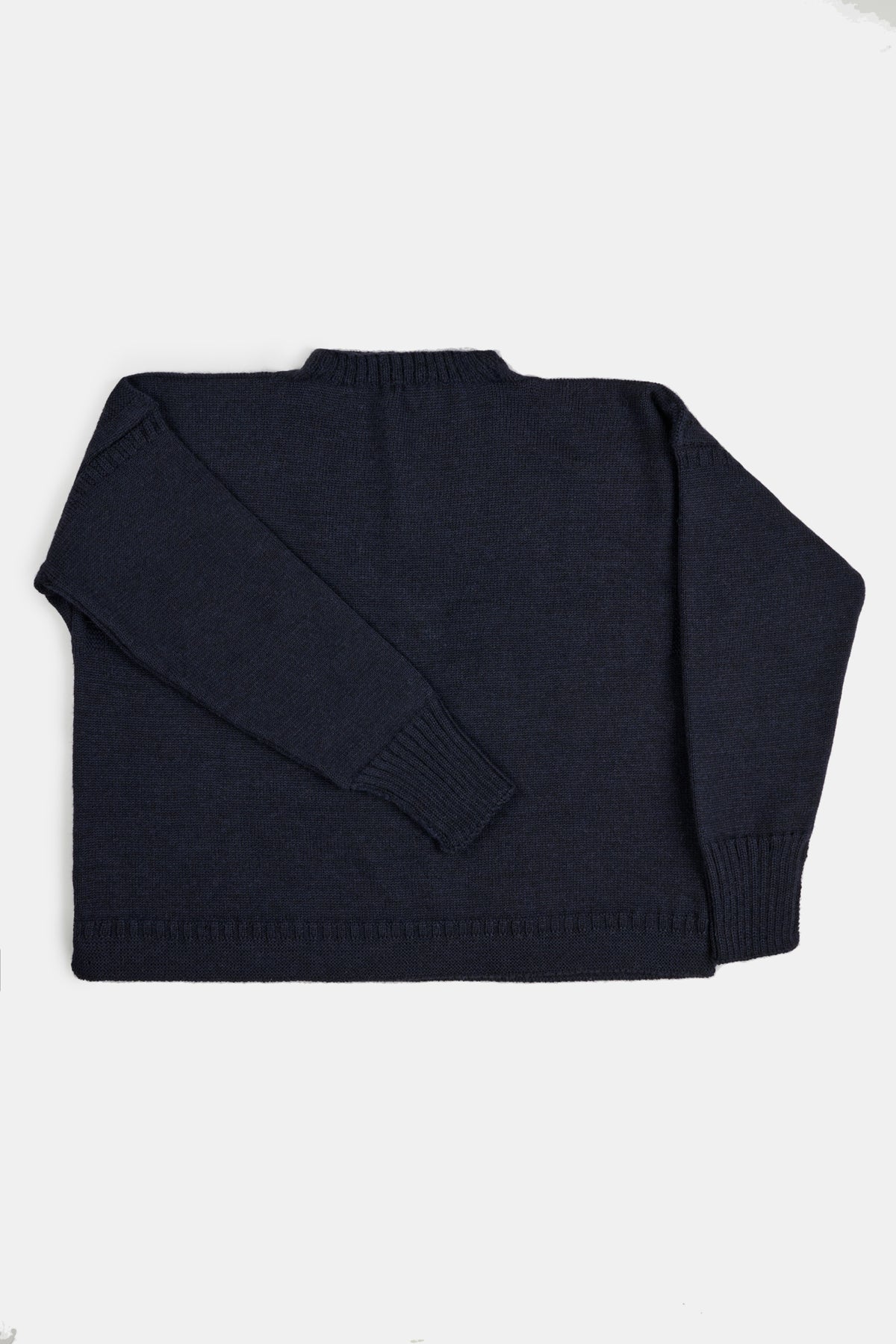 Womens Guernsey - Navy