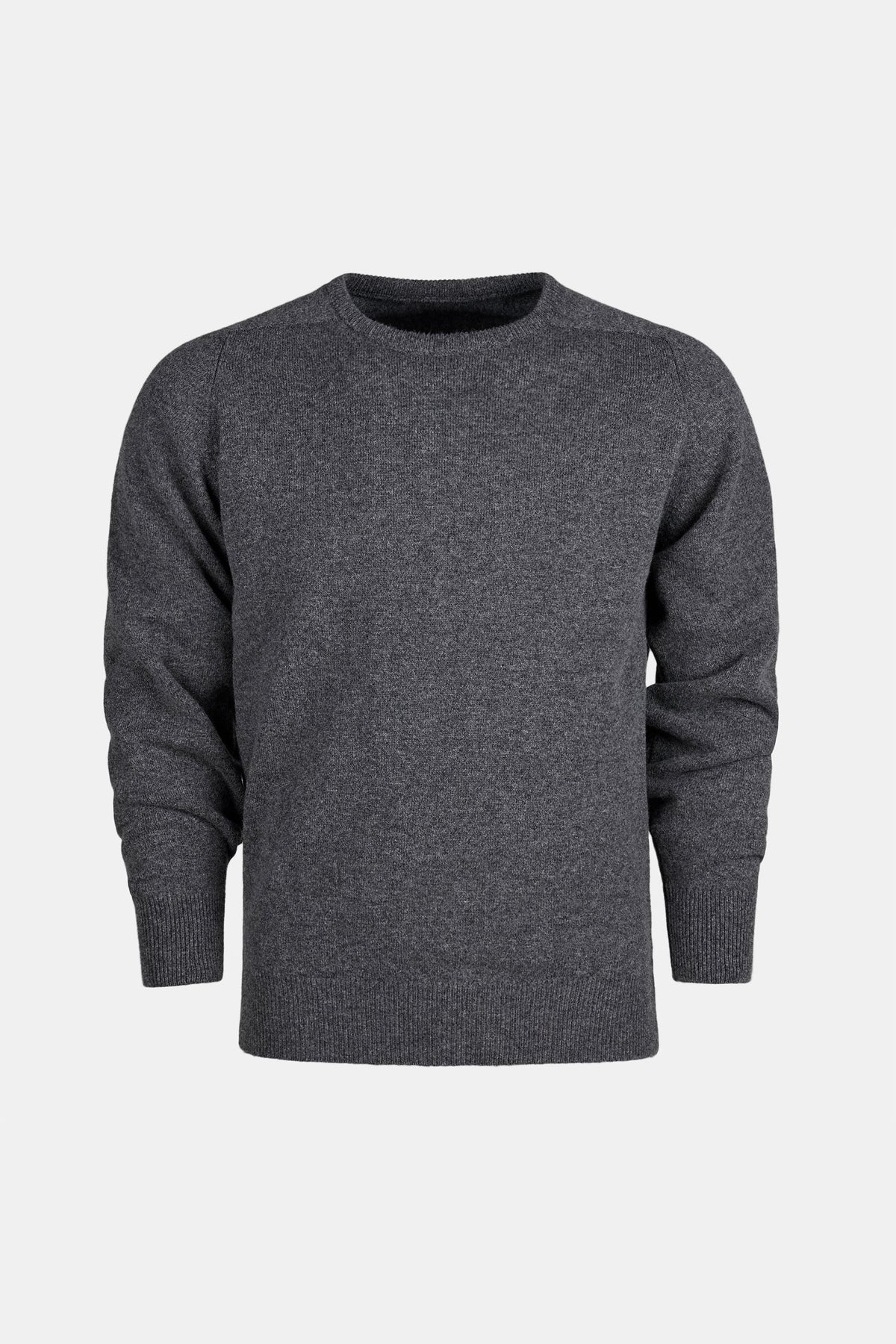 Ghost mannewuin image of grey lambswool crew neck